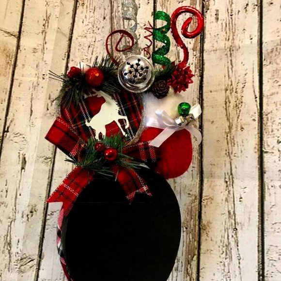 Christmas Mittens Headband Adult Christmas - Picture 2 of 11